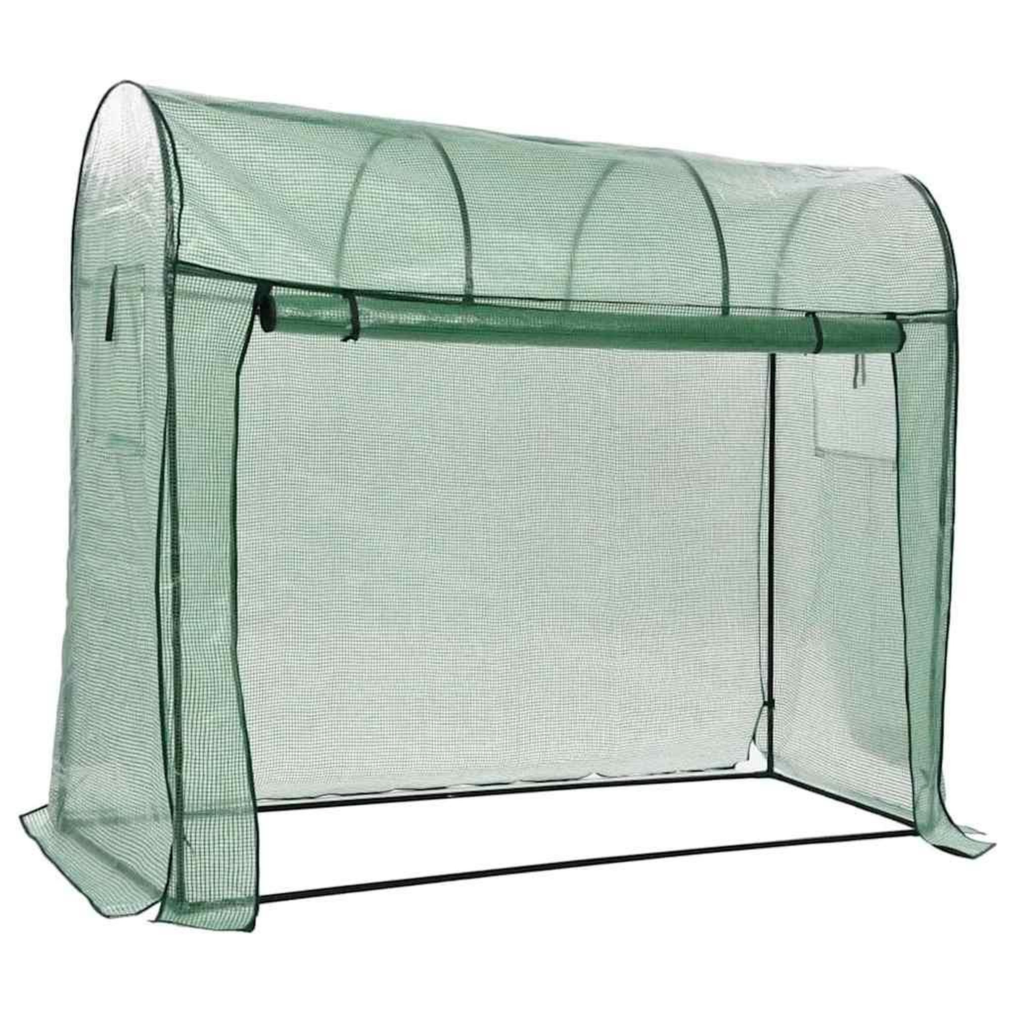 Voir la diapositive 2 : VIDAXL Serre avec porte zippee 200x80x170 cm