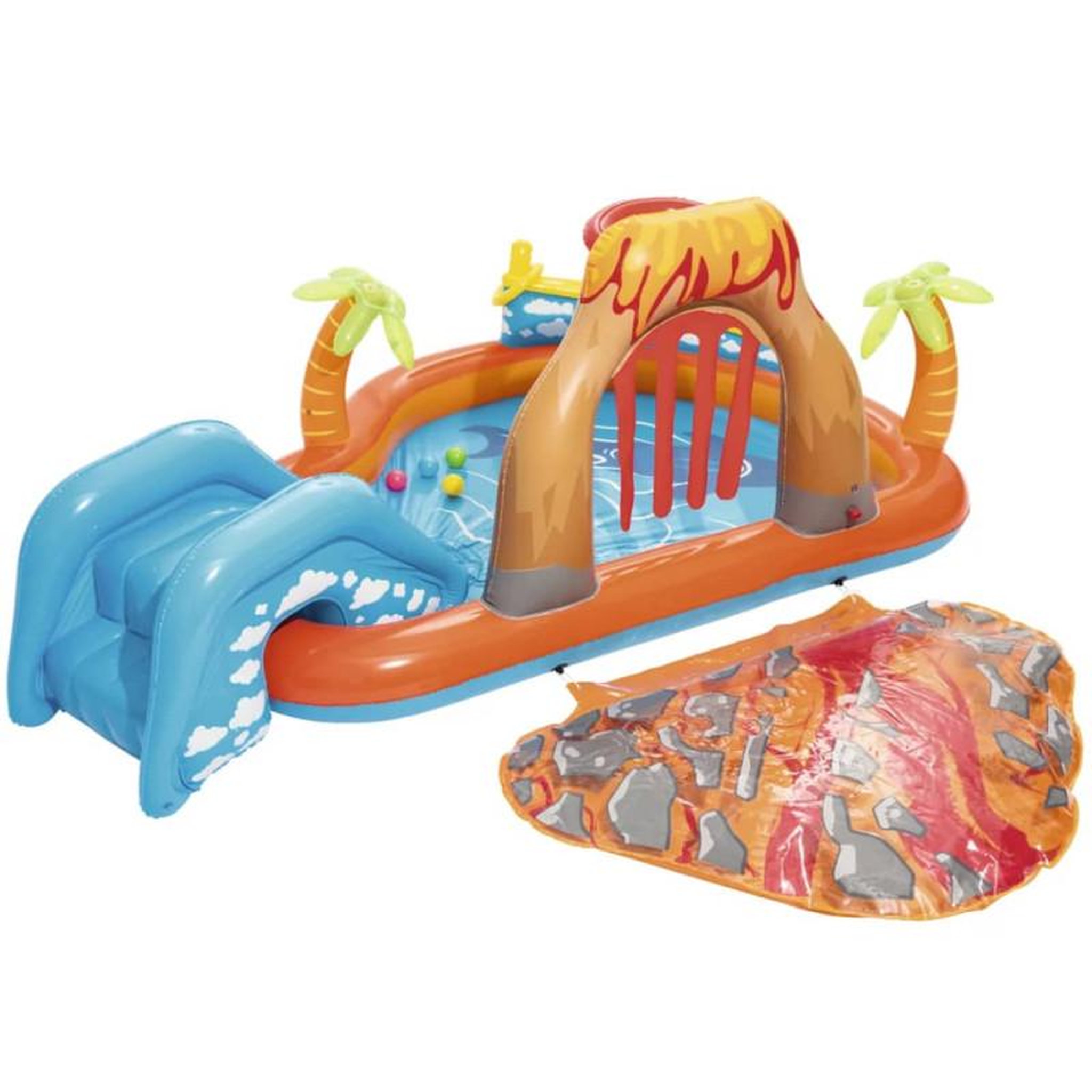 Voir la diapositive 3 : BESTWAY Bestway Espace de jeu Lava Lagoon 53069
