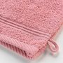 Voir la diapositive 2 : Paris Prix Lot de 2 Gants de Toilette  Tendresse  15x21cm Bois de Rose