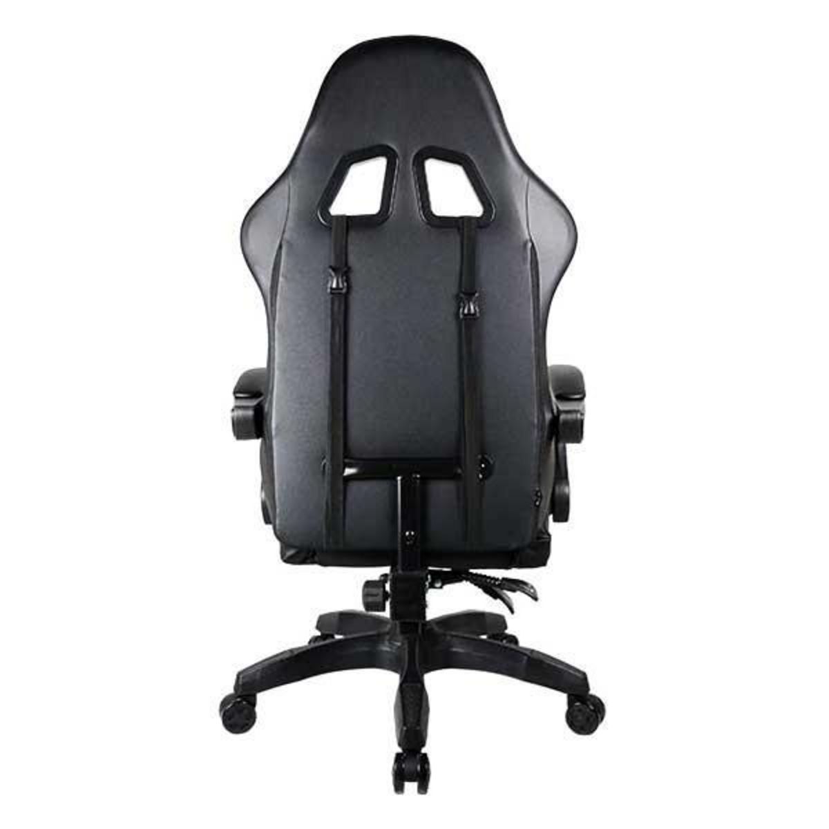 Subsonic Chaise gaming ou de bureau GEM, dossier ergonomique inclinable, coussin lombaire, hauteur réglable