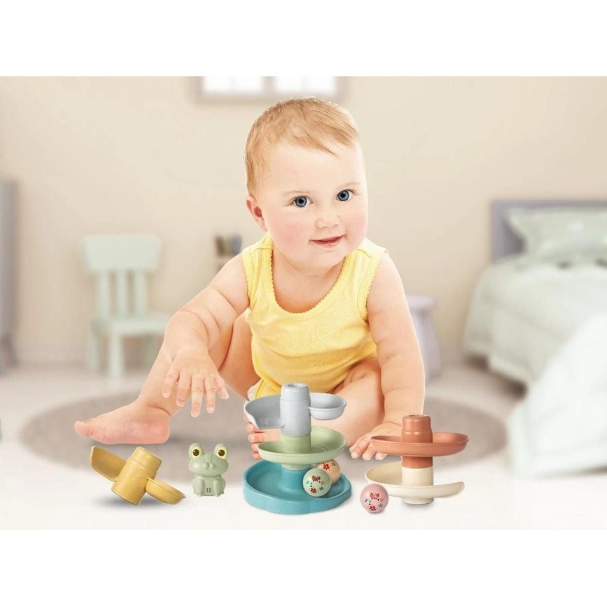 ELINELI Piste à billes en plastique - pour le bain