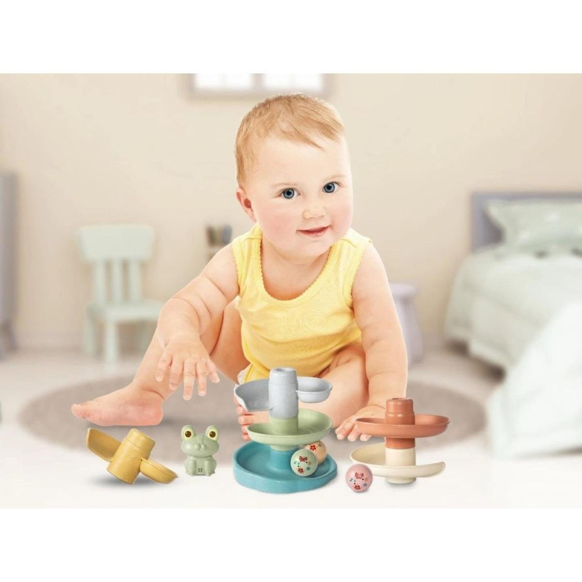 ELINELI Piste à billes en plastique - pour le bain