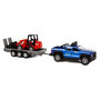 Voir la diapositive 1 : GLOB KIDS Kids Globe Terrain Car with Trailer and Shovel, 30cm