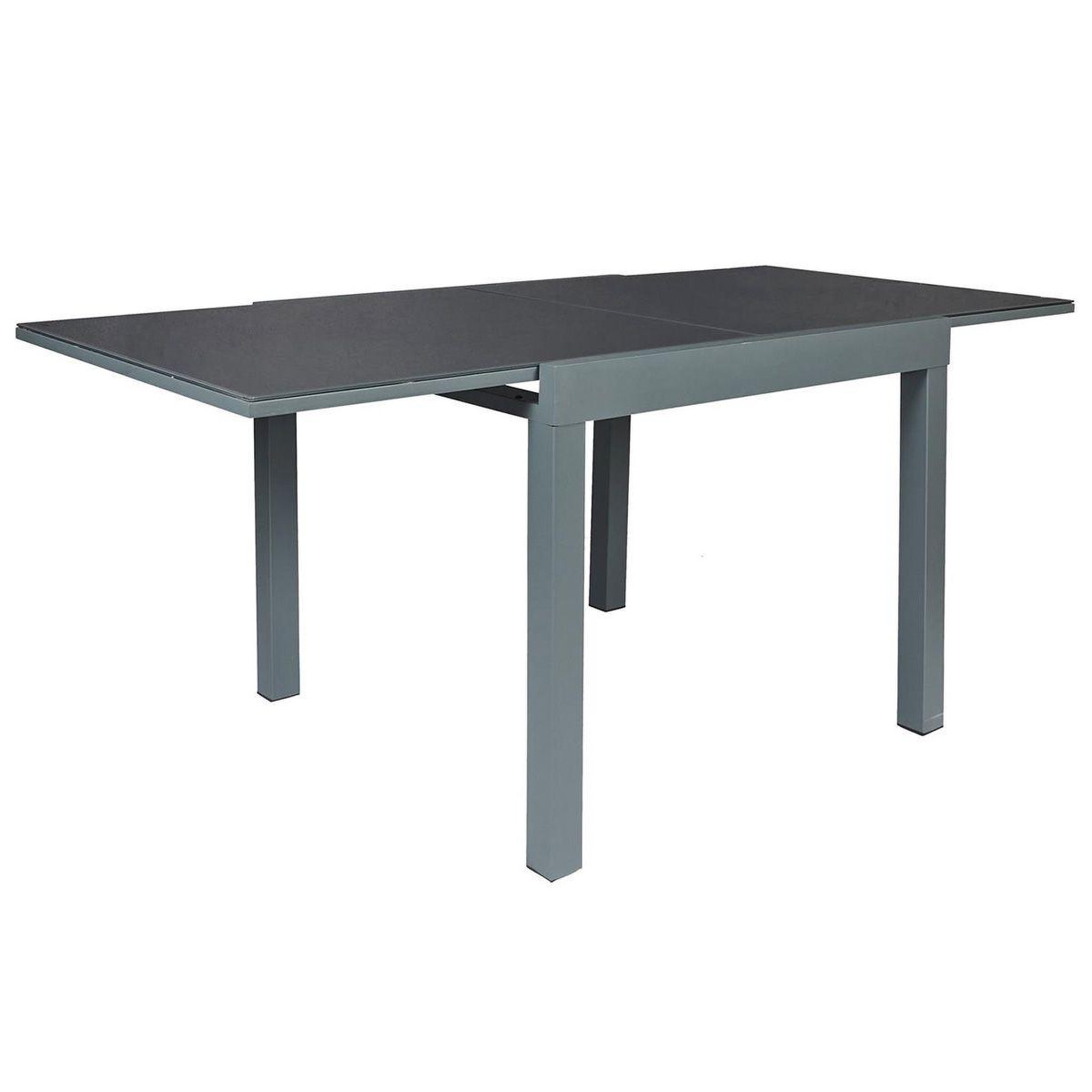 The Home Deco Factory Table de jardin extensible  haria  80-160cm gris