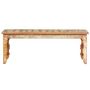Voir la diapositive 2 : VIDAXL Table basse 110x50x40 cm Bois de recuperation solide