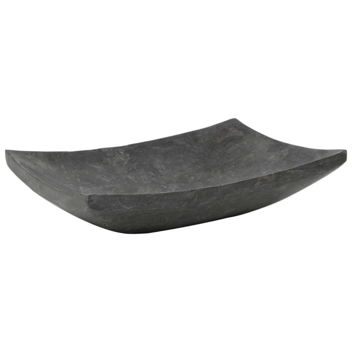 VIDAXL Lavabo 50 x 35 x 12 cm Marbre Noir