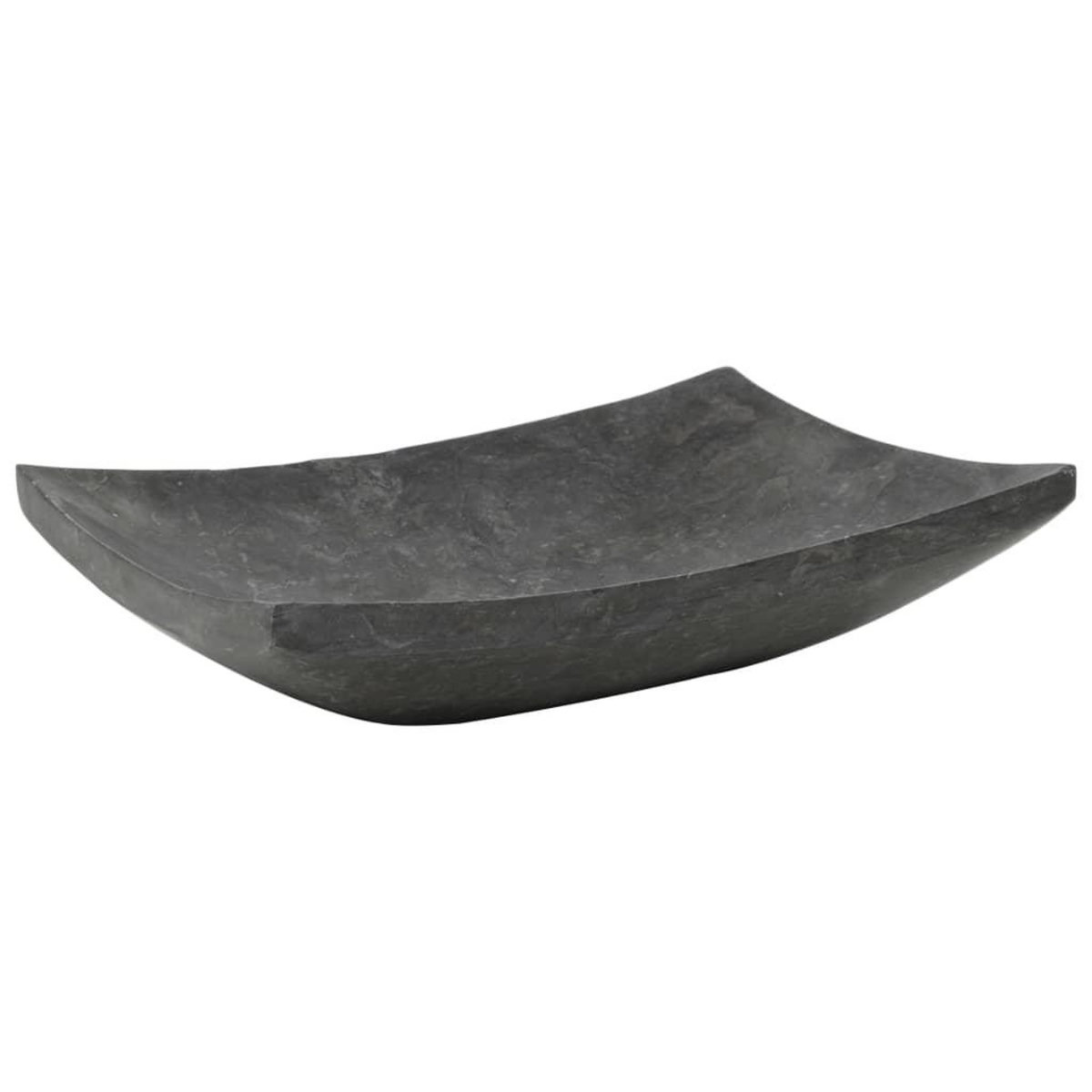 VIDAXL Lavabo 50 x 35 x 12 cm Marbre Noir