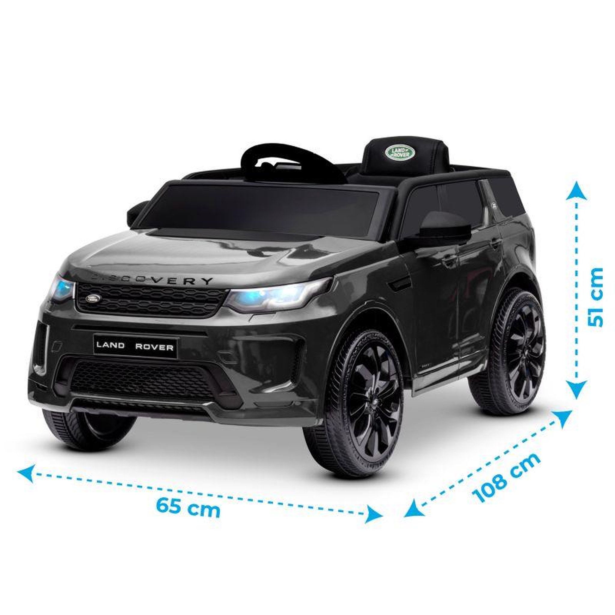Voir la diapositive 3 : PLAY4FUN Voiture électrique SUV pour enfant Land Rover Discovery 2x 25W - marche AV/AR, Phares et Système audio