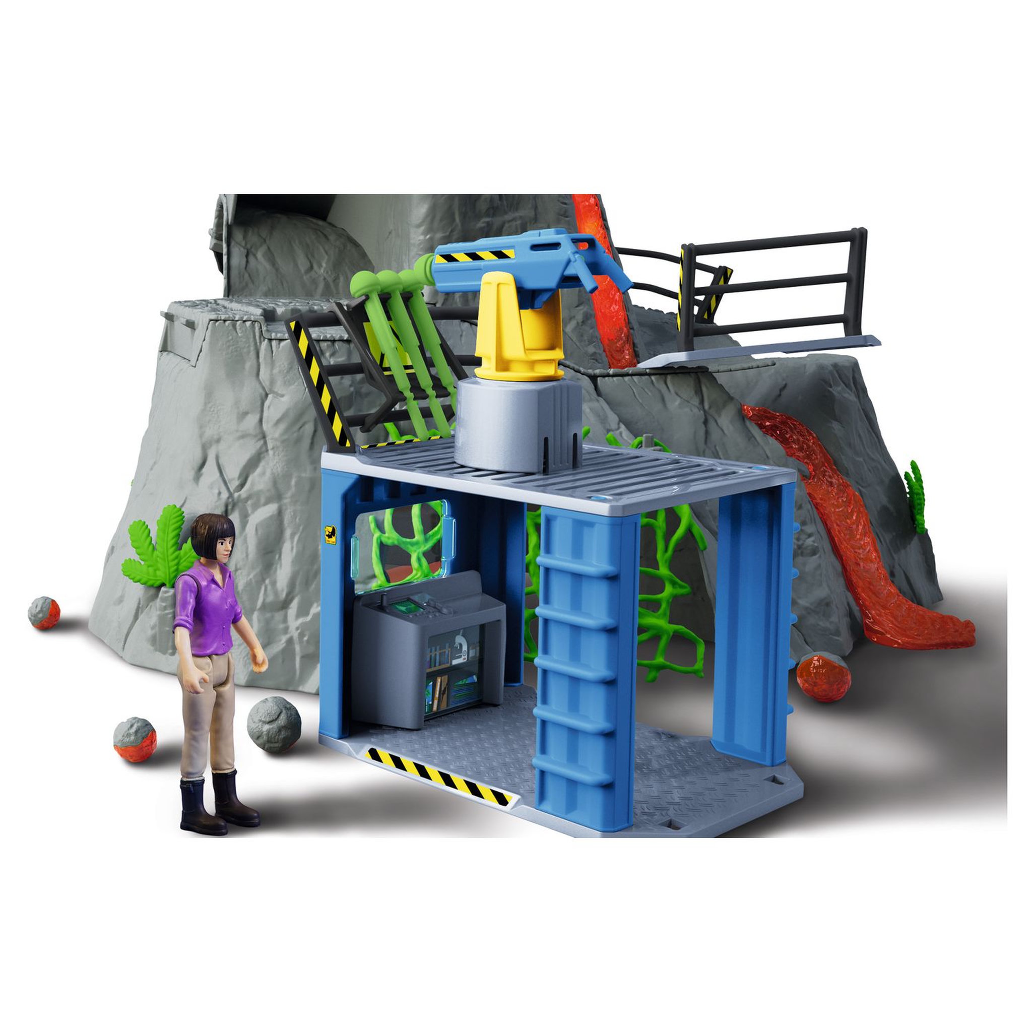 Voir la diapositive 4 : Schleich Expédition au Grand Volcan Dinosaurs