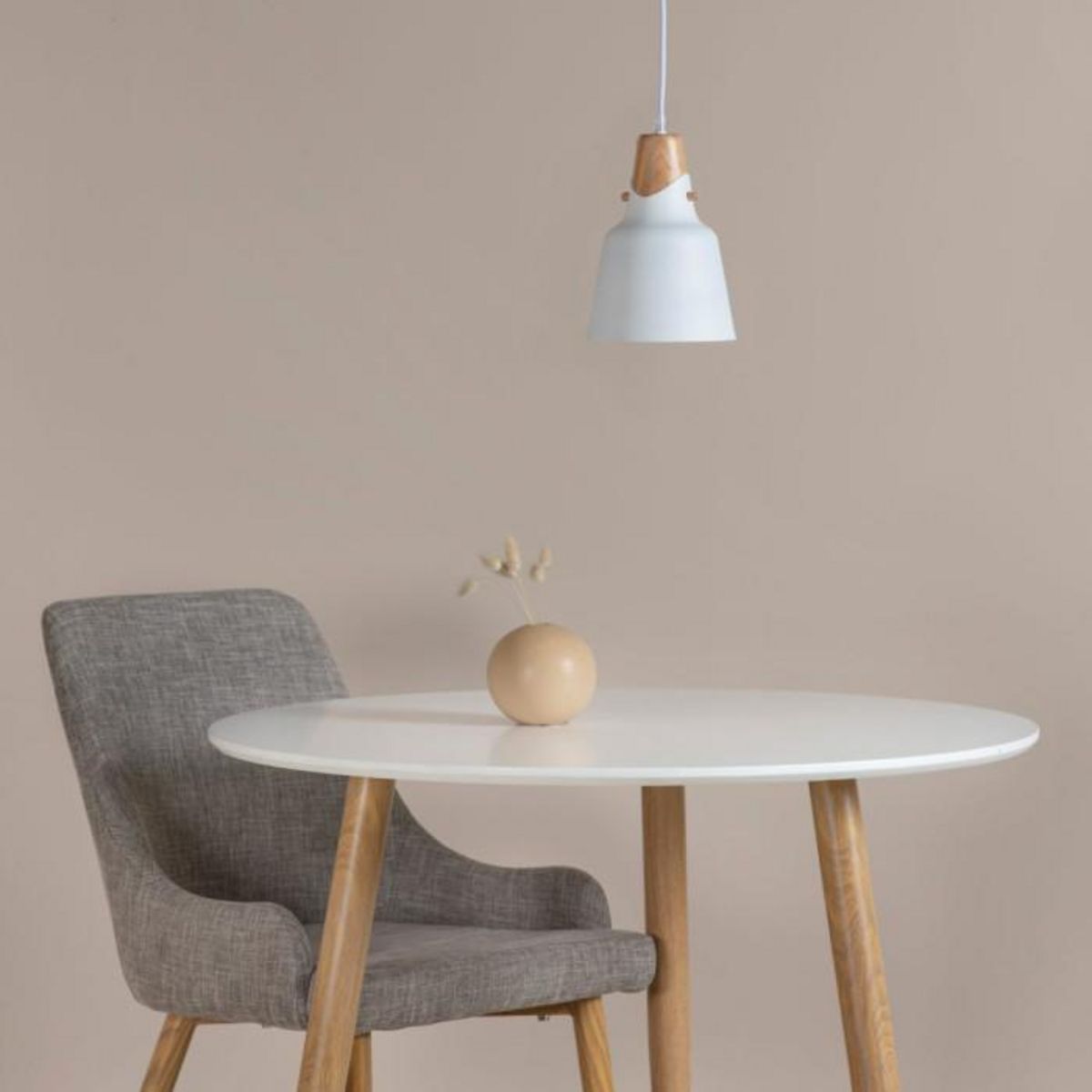 Paris Prix Lampe Suspension Design  Rigel  22cm Blanc