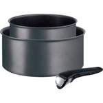 TEFAL Batterie de cuisine 3 pièces INGENIO Performance