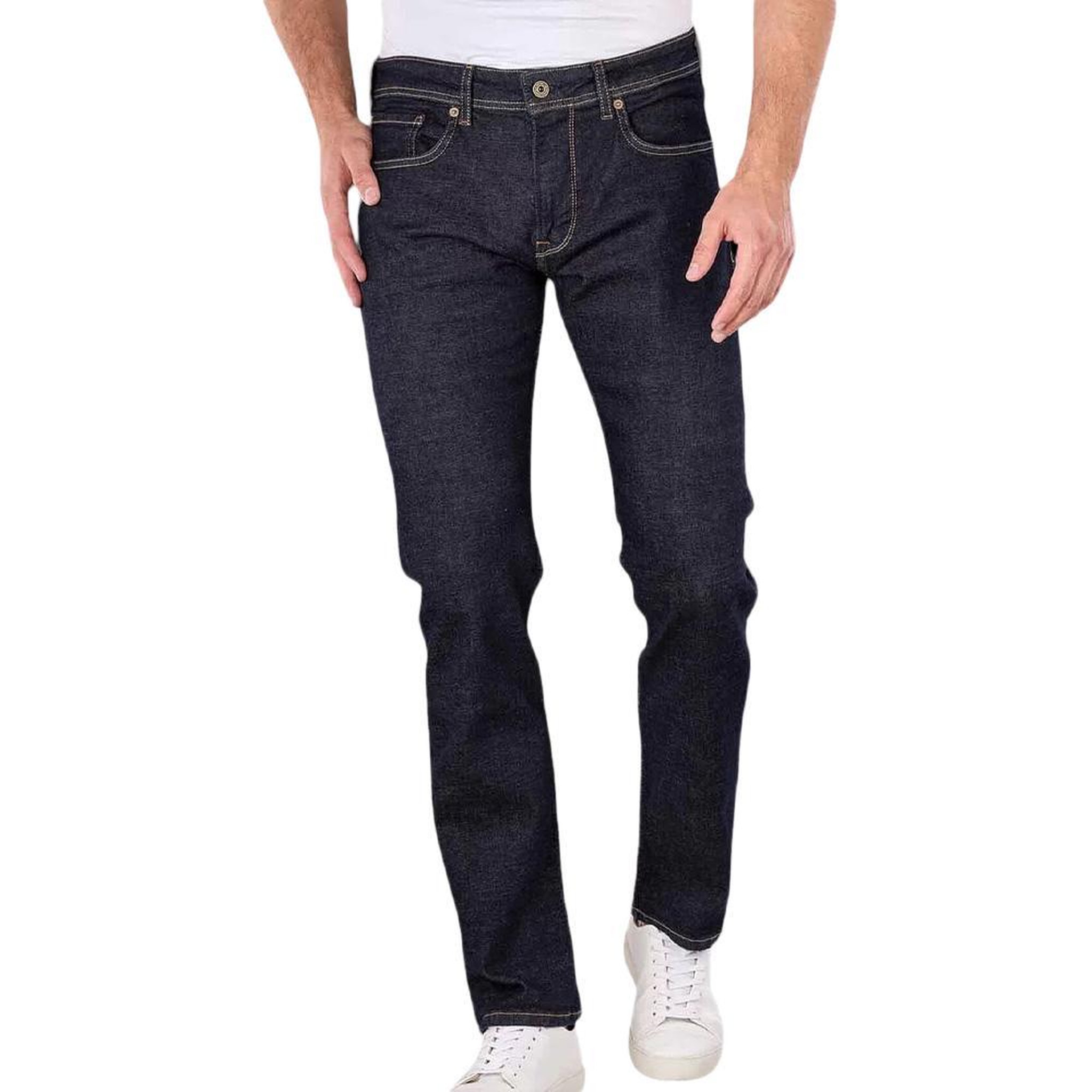 Voir la diapositive 2 : Pepe Jeans Jean droit bleu brut homme pepe jeans straight  cash