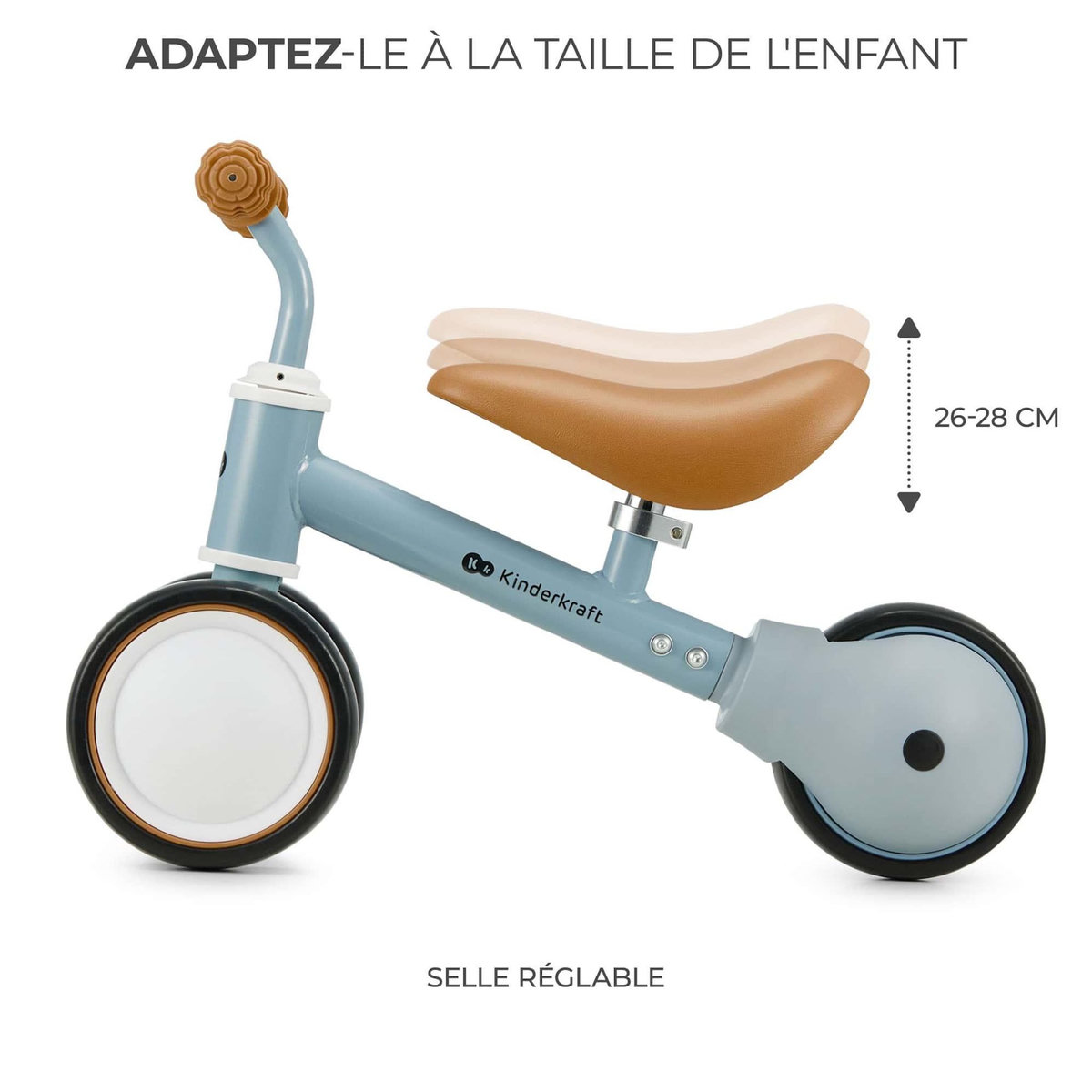 KINDERKRAFT Draisienne pour enfants - vélo d'équilibre 18 mois à 3 ansDraisienne pour enfants - vélo d'équilibre 18 mois à 3 ans