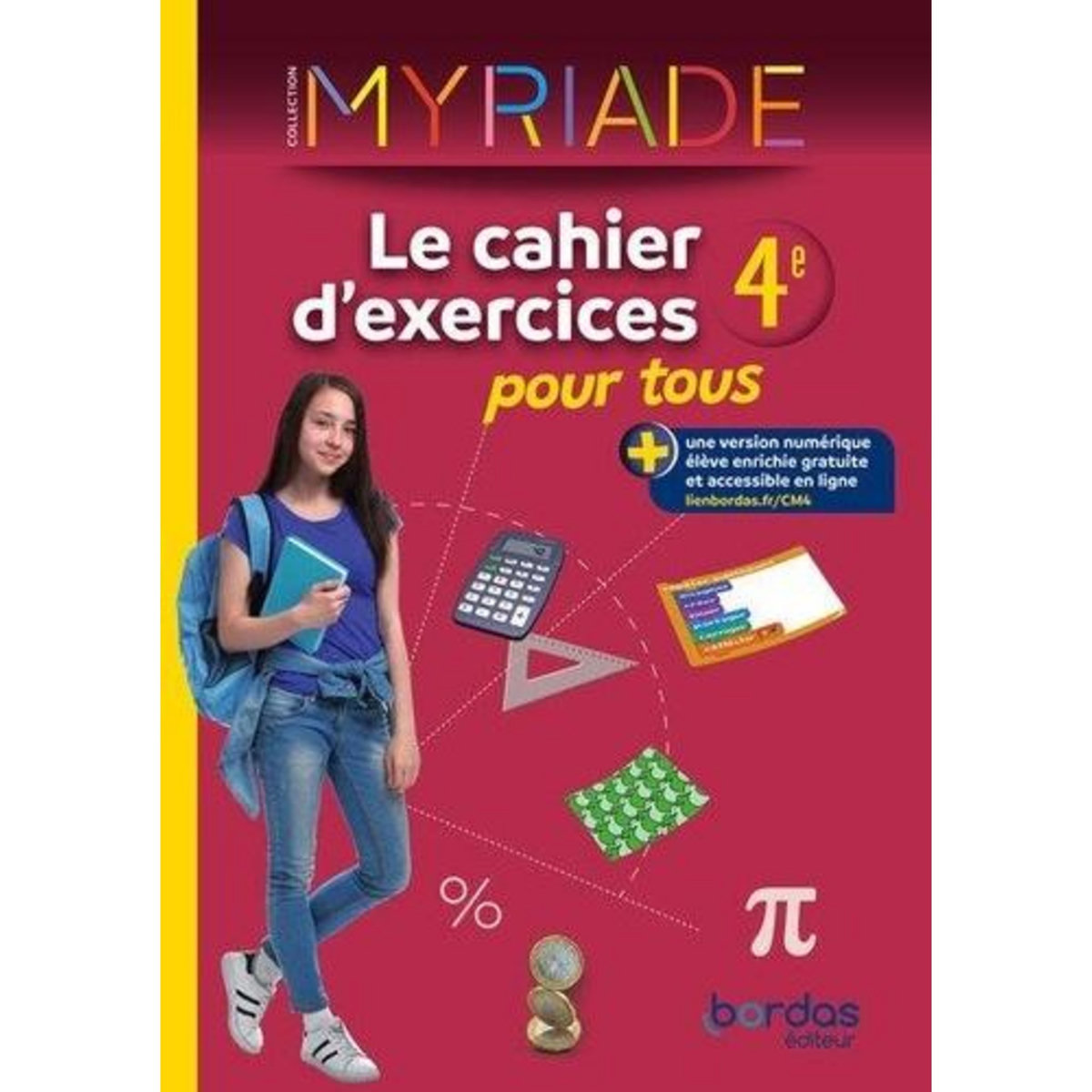 MYRIADE 4E. LE CAHIER D'EXERCICES POUR TOUS, EDITION 2024, Boullis Marc