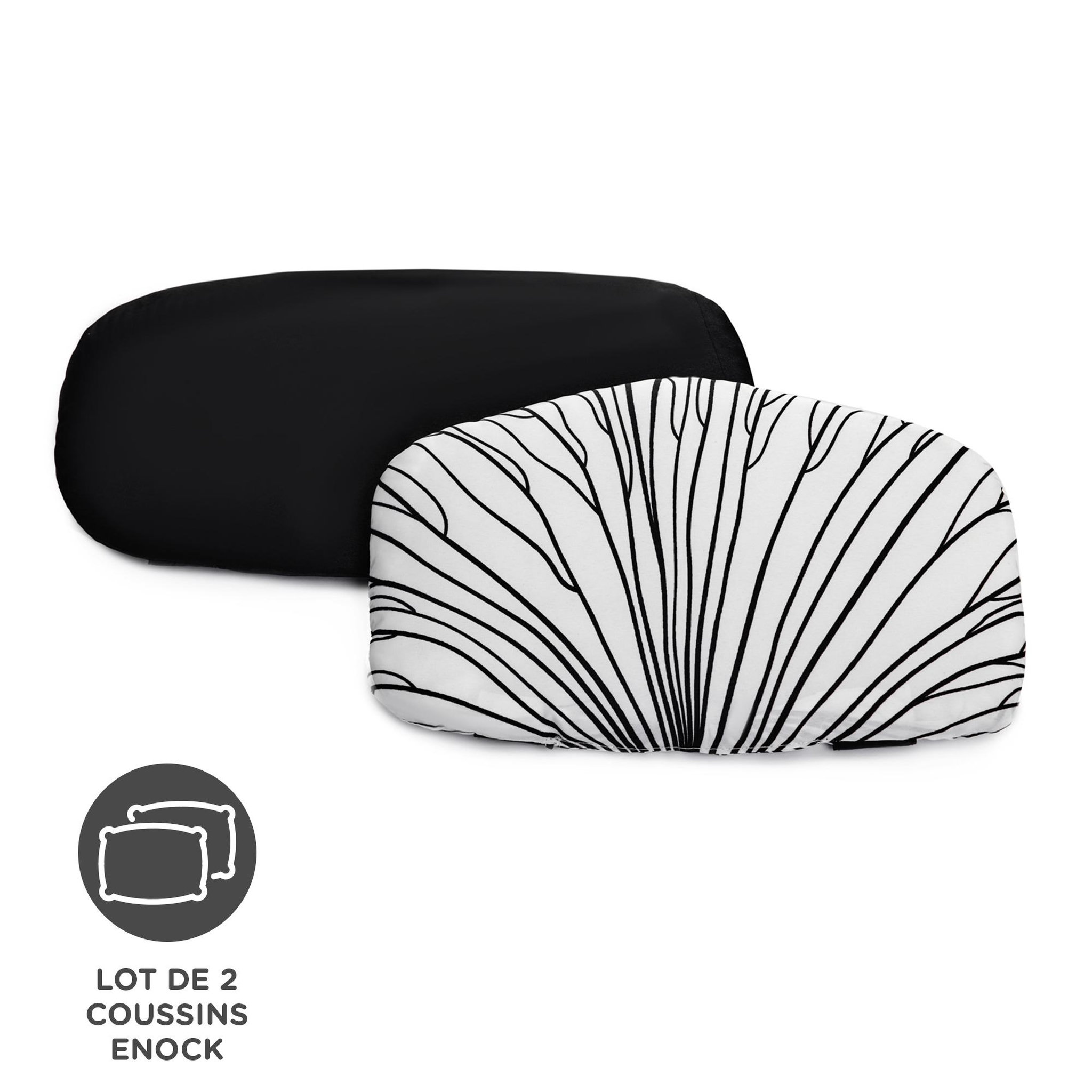 Voir la diapositive 2 : KINDERKRAFT Ensemble de coussins doux pour chaise haute