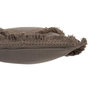 Voir la diapositive 3 : Paris Prix Coussin Déco  Bord Floches  45x45cm Taupe