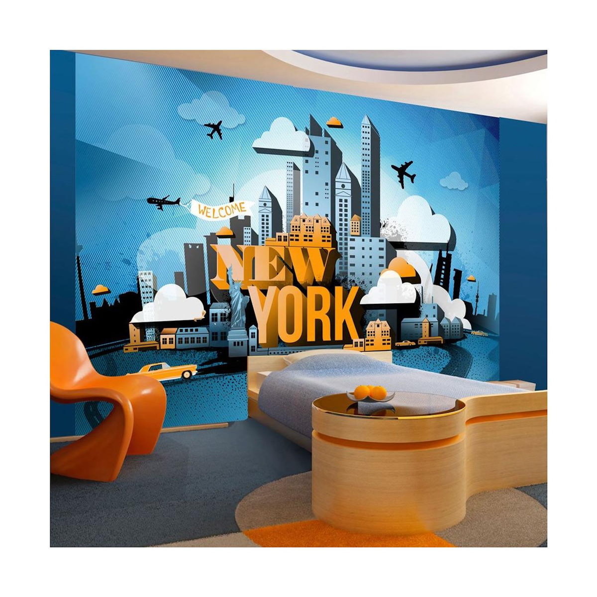Paris Prix Papier Peint  New York Welcome