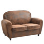 Voir la diapositive 1 : Paris Prix Canapé Club Vintage  Confortable  139cm Marron