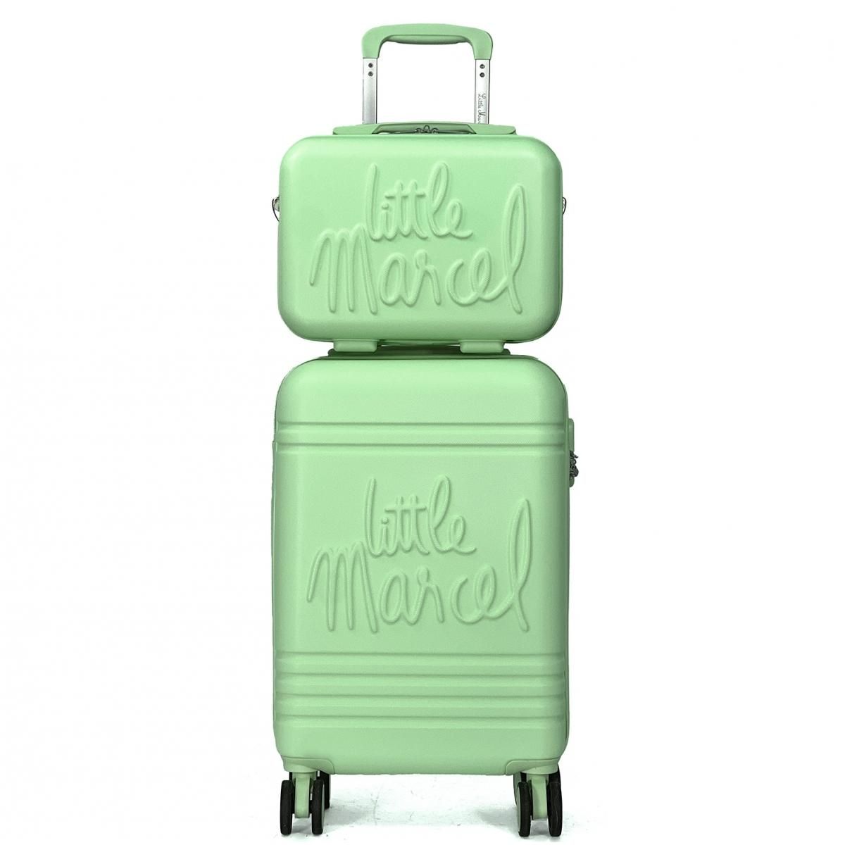 Little Marcel Lot valise cabine 55cm plus un vanity rigide