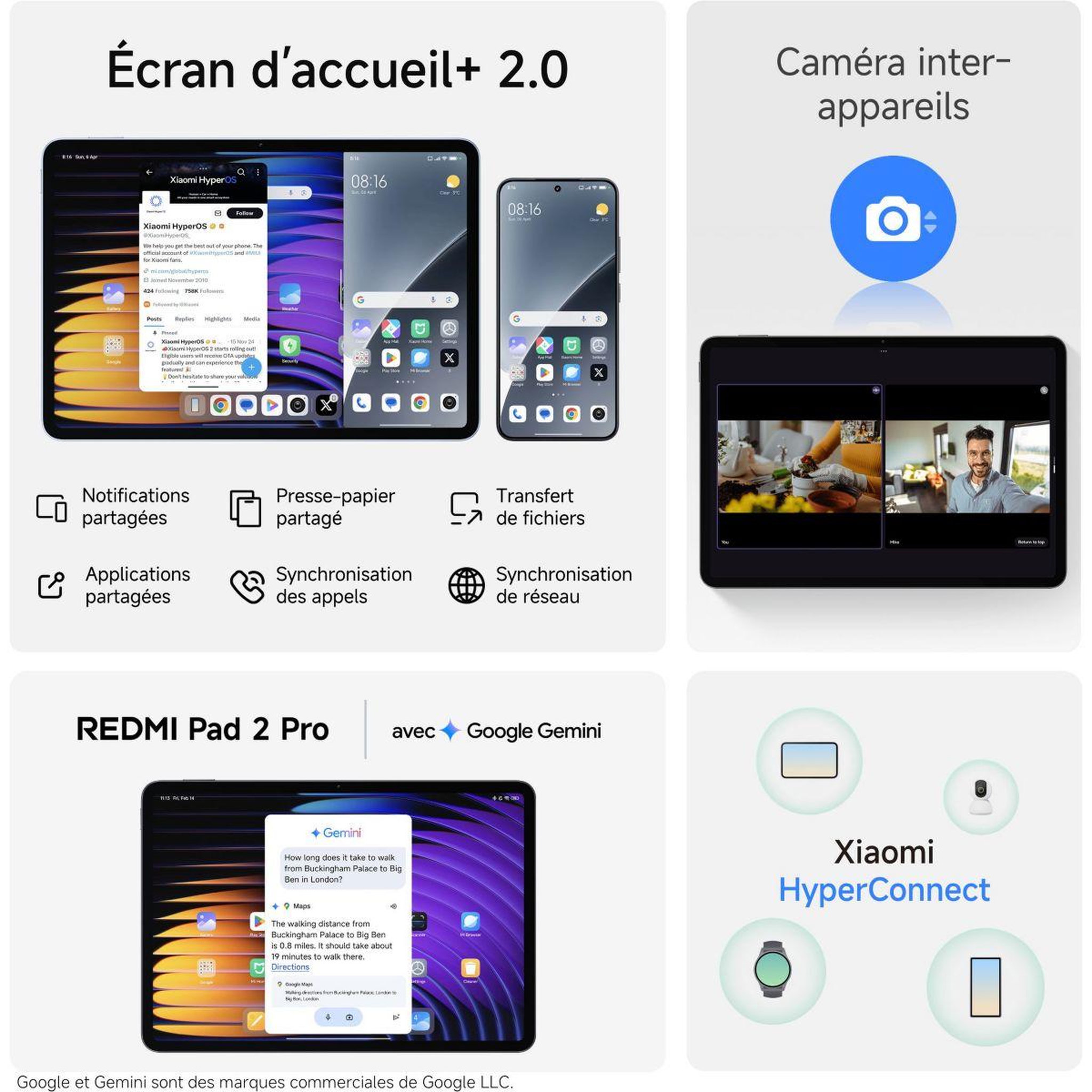 Voir la diapositive 5 : XIAOMI Tablette Android Redmi Pad 2 Pro WiFi 128Go Gris