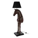 Paris Prix Lampadaire Cheval Face  Ronny  153cm Marron Foncé