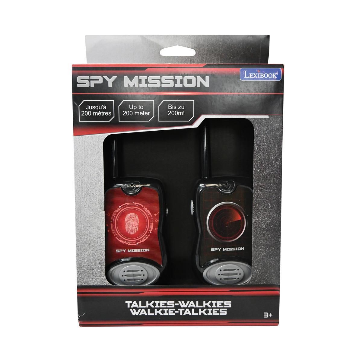 Lexibook Talkies-Walkies Spy Mission portée 200m