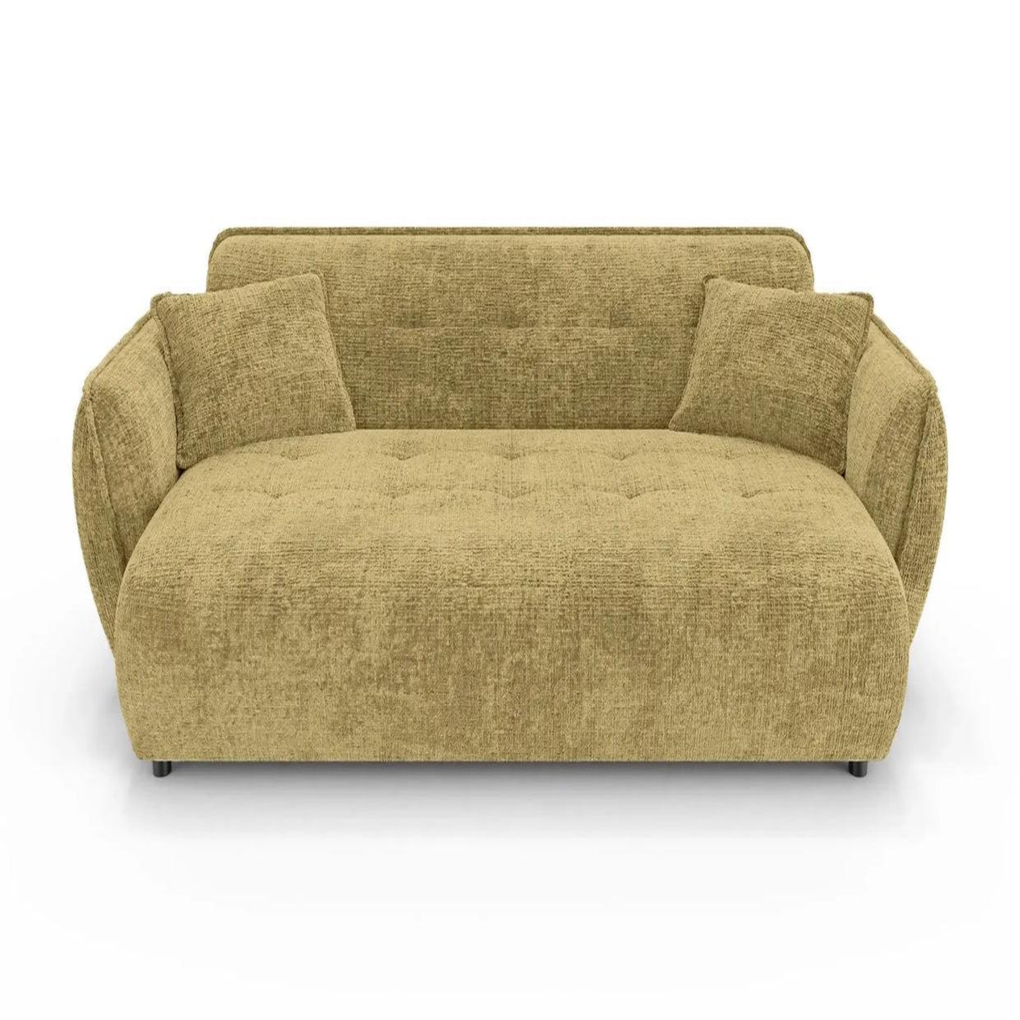 Voir la diapositive 1 : CASANOVA PARIS Mona - canapé droit tissu chenille 3 places