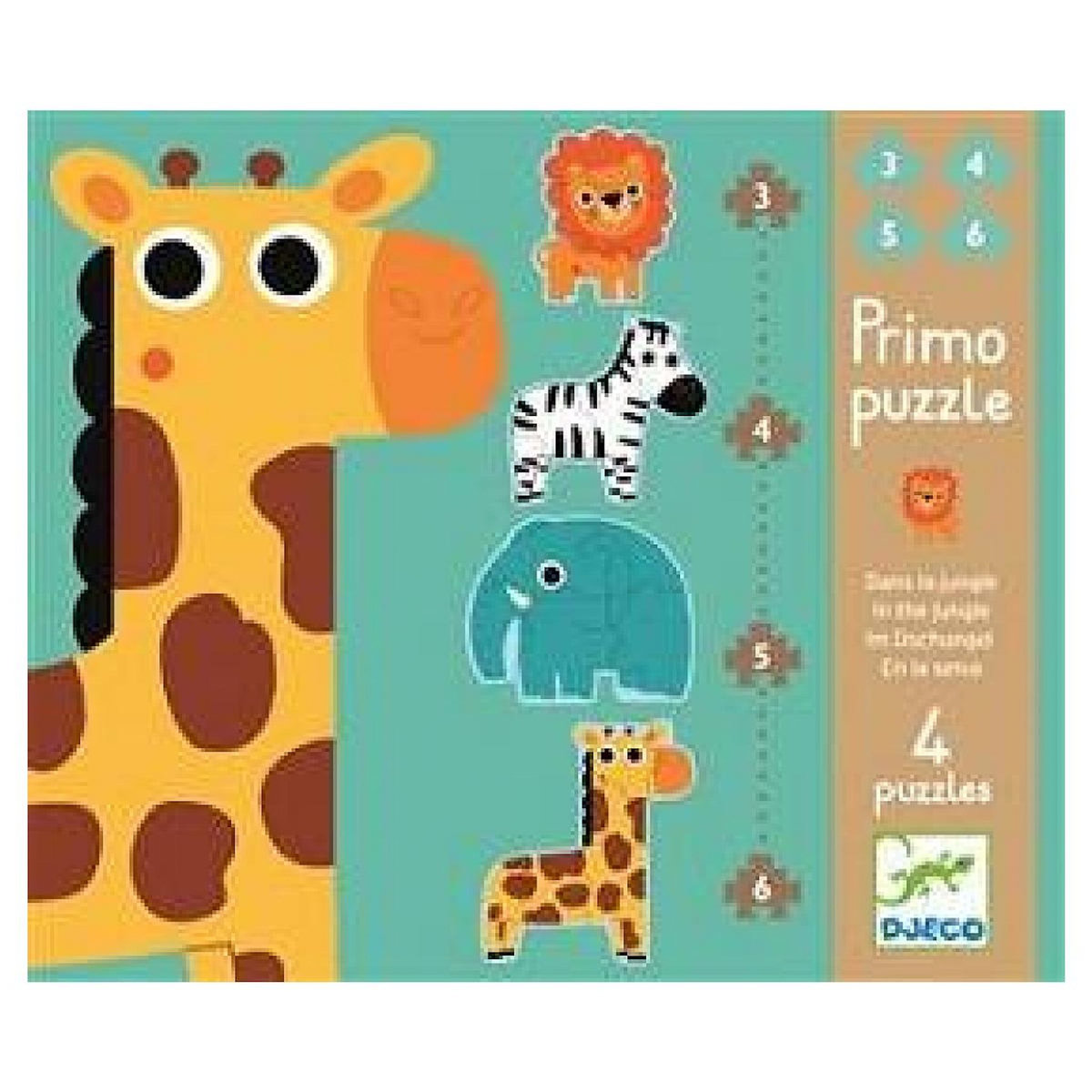 Djeco Primo Puzzle Dans la jungle