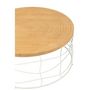 Voir la diapositive 2 : Paris Prix Table Basse Design  Brittney  80cm Naturel