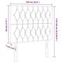 Voir la diapositive 6 : VIDAXL Tetes de lit 2 pcs Gris clair 100x7x78/88 cm Tissu