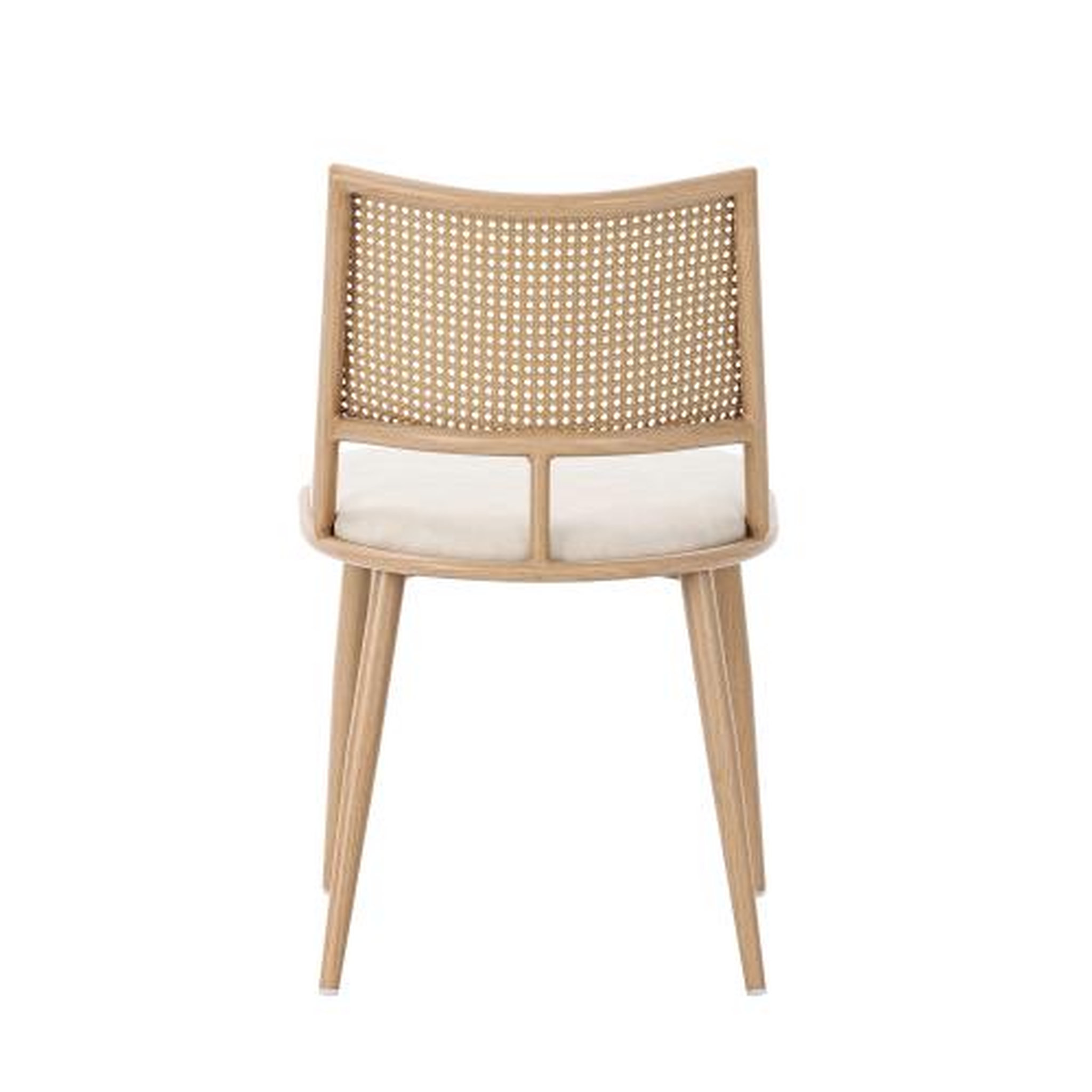 Voir la diapositive 6 : MERAX Lot de 2 chaises de salle à manger avec dossier rotin coloris beige