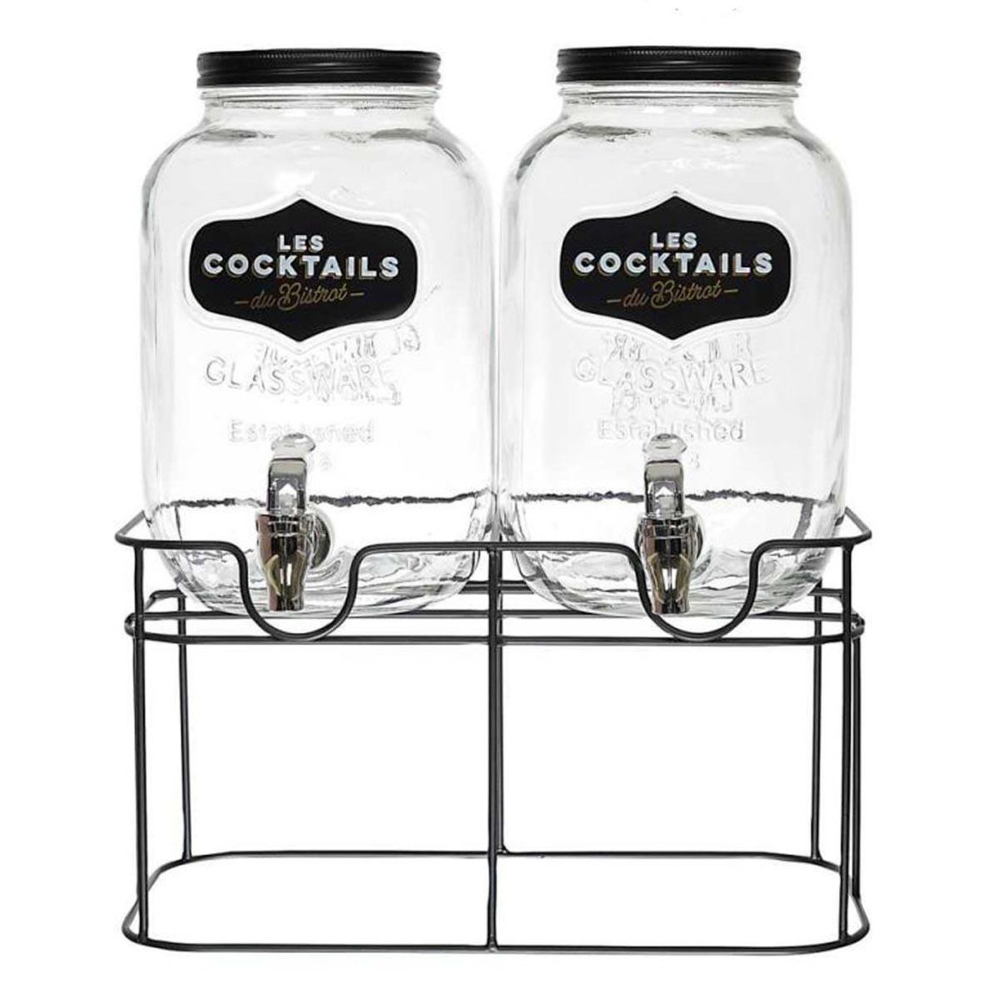 COOK CONCEPT Double fontaine à boisson  bistrot  8l transparent