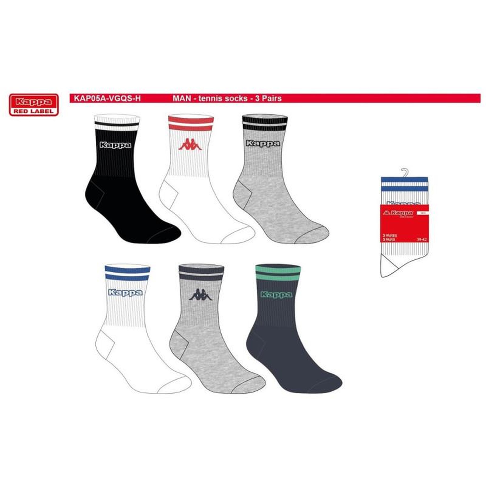 Voir la diapositive 4 : KAPPA Chaussettes Homme KAPPA