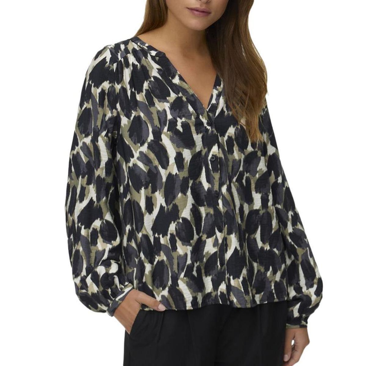 Vero Moda Blouse /Kaki Femme Vero Moda Fanini