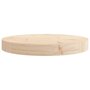 Voir la diapositive 3 : VIDAXL Dessus de table rond Ø30x3 cm bois de pin massif