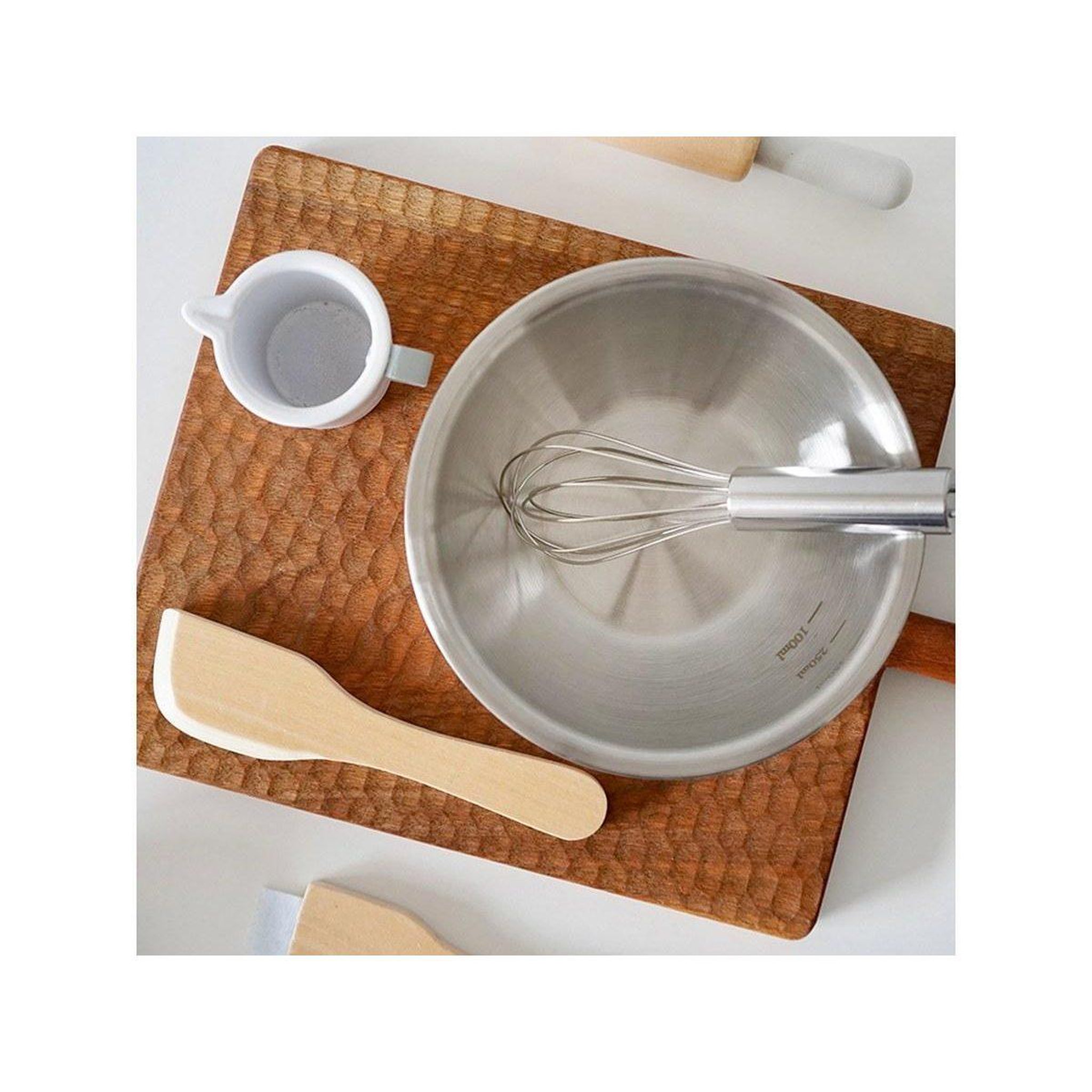 Voir la diapositive 4 : 1001JOUETS Kit de Pâtissier en Bois - Avec Accessoires - Jeu d'Imitation
