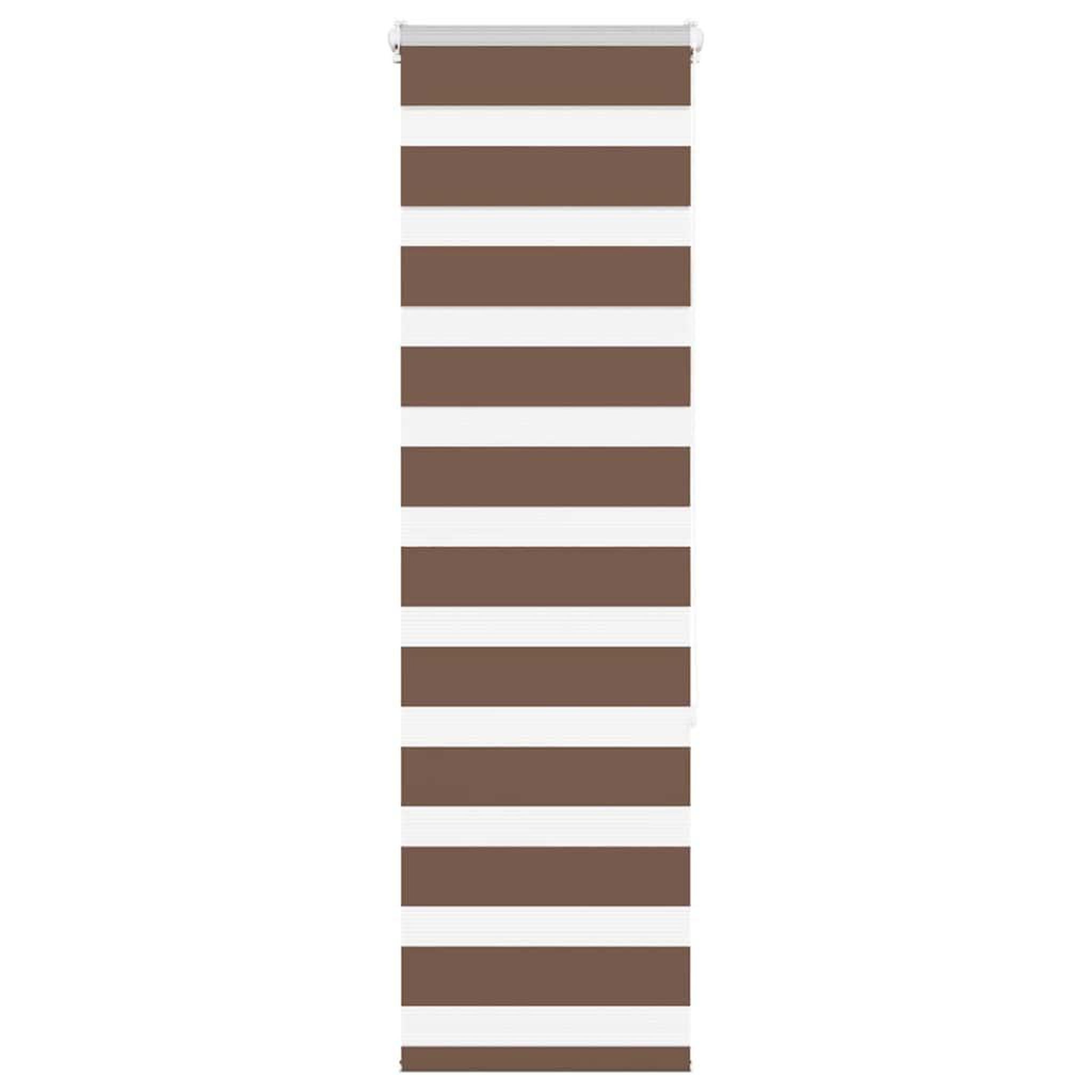VIDAXL Store zebre marron 40x150 cm largeur du tissu 35,9 cm polyester