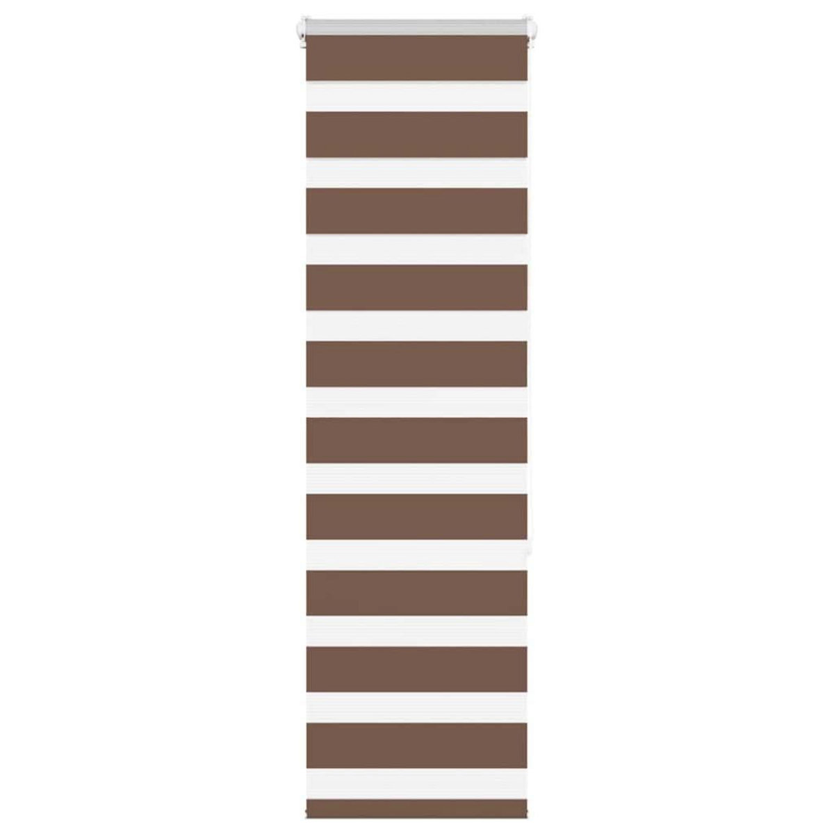 VIDAXL Store zebre marron 40x150 cm largeur du tissu 35,9 cm polyester