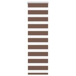 VIDAXL Store zebre marron 40x150 cm largeur du tissu 35,9 cm polyester