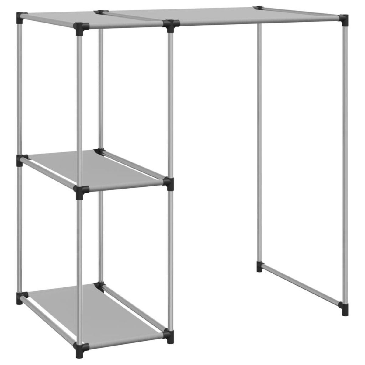 VIDAXL Support de rangement sur la machine a laver Gris 87x55x90,5 cm