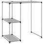 Voir la diapositive 2 : VIDAXL Support de rangement sur la machine a laver Gris 87x55x90,5 cm