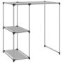 Voir la diapositive 2 : VIDAXL Support de rangement sur la machine a laver Gris 87x55x90,5 cm