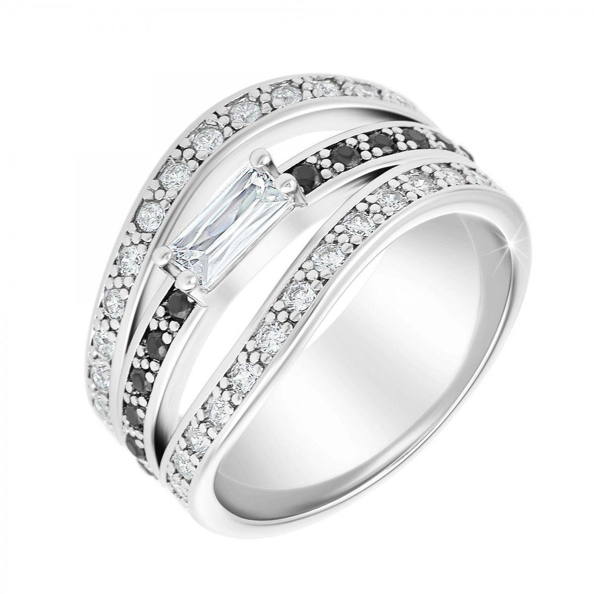 Voir la diapositive 1 : SC CRYSTAL Bague taille 56 par SC Crystal ornée de Zirconium