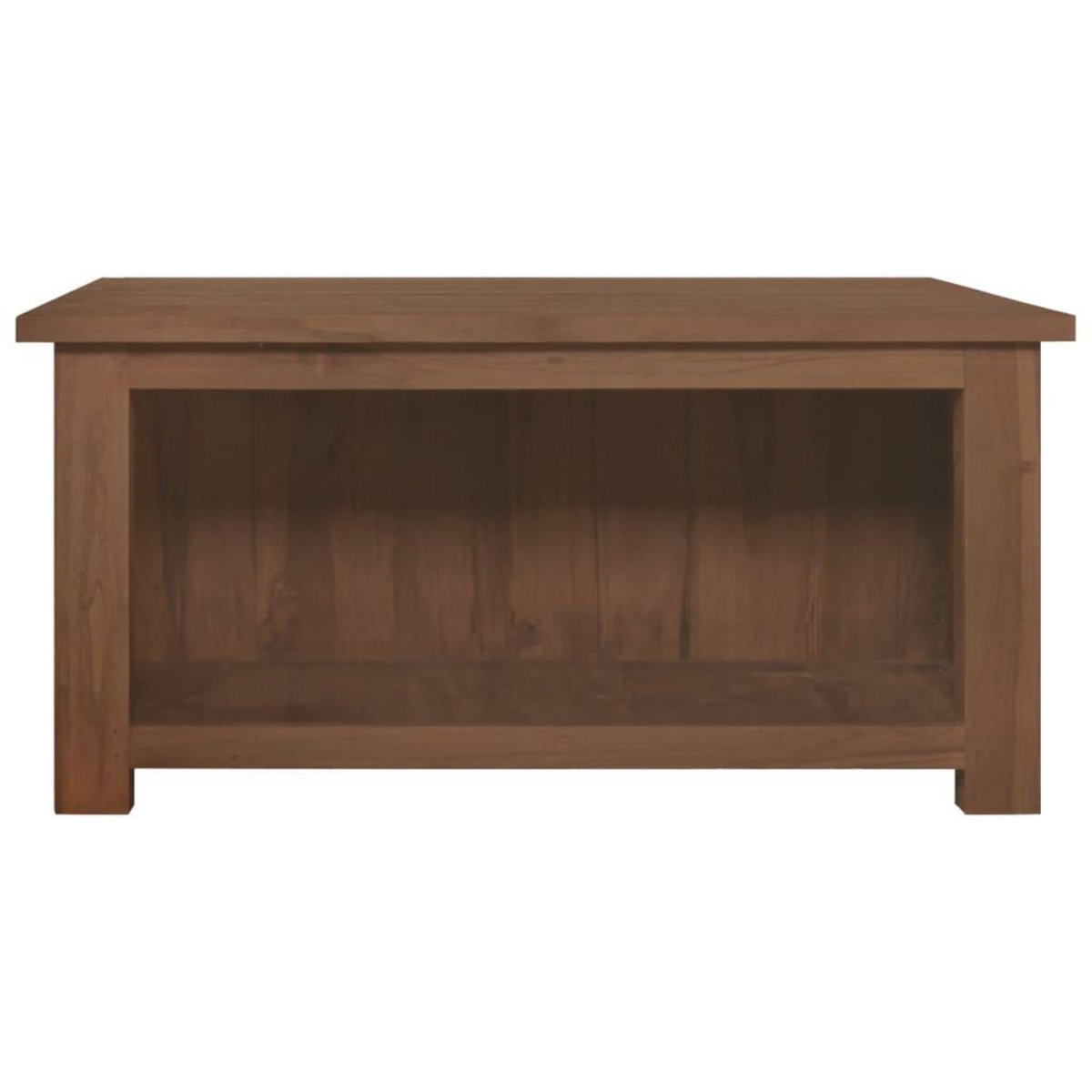 VIDAXL Table basse 68x68x33 cm Bois de teck solide