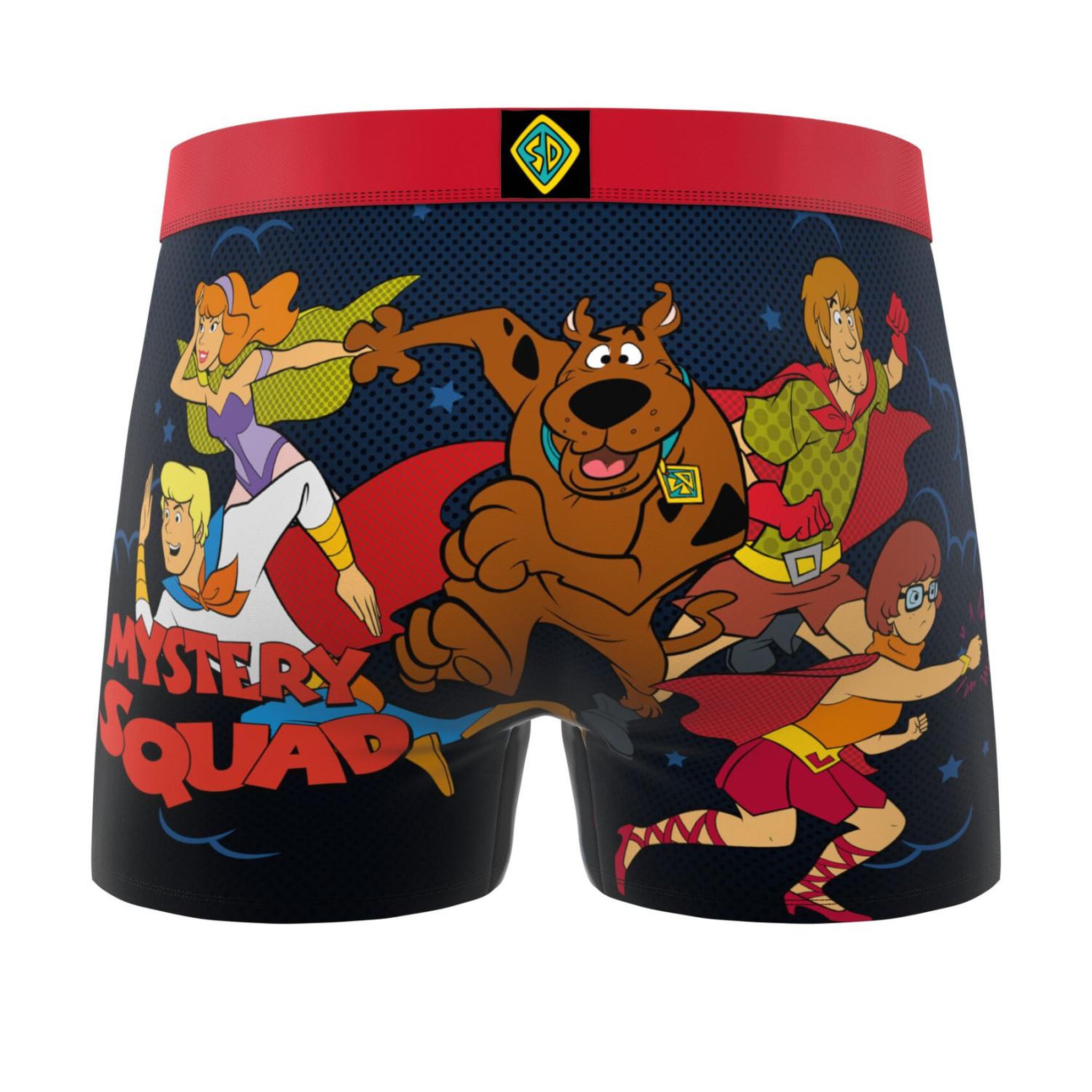 Voir la diapositive 6 : FREEGUN Lot de 3 boxers junior scooby-doo