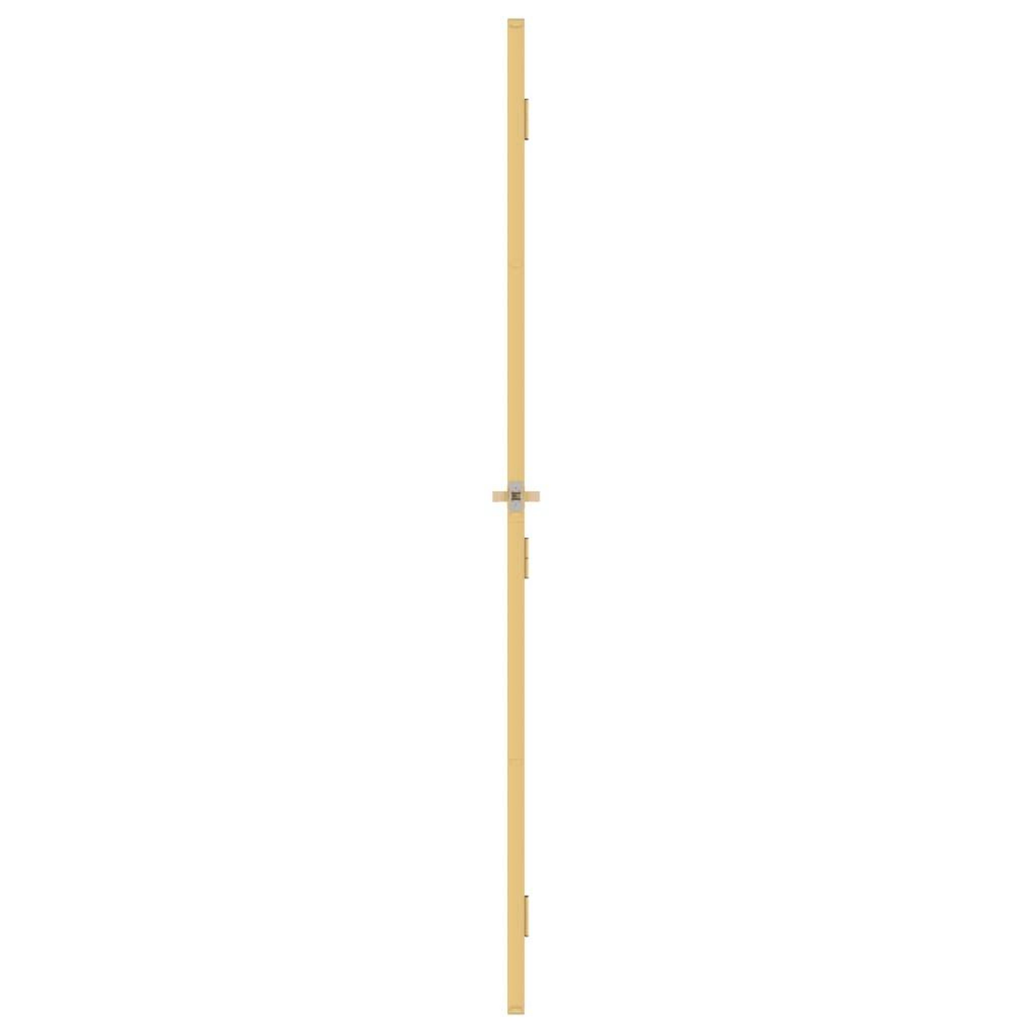 Voir la diapositive 4 : VIDAXL Porte interieure mince dore 83x201,5 cm verre trempe aluminium