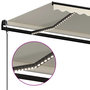 Voir la diapositive 5 : VIDAXL Auvent automatique avec capteur de vent et LED 600x350 cm Creme