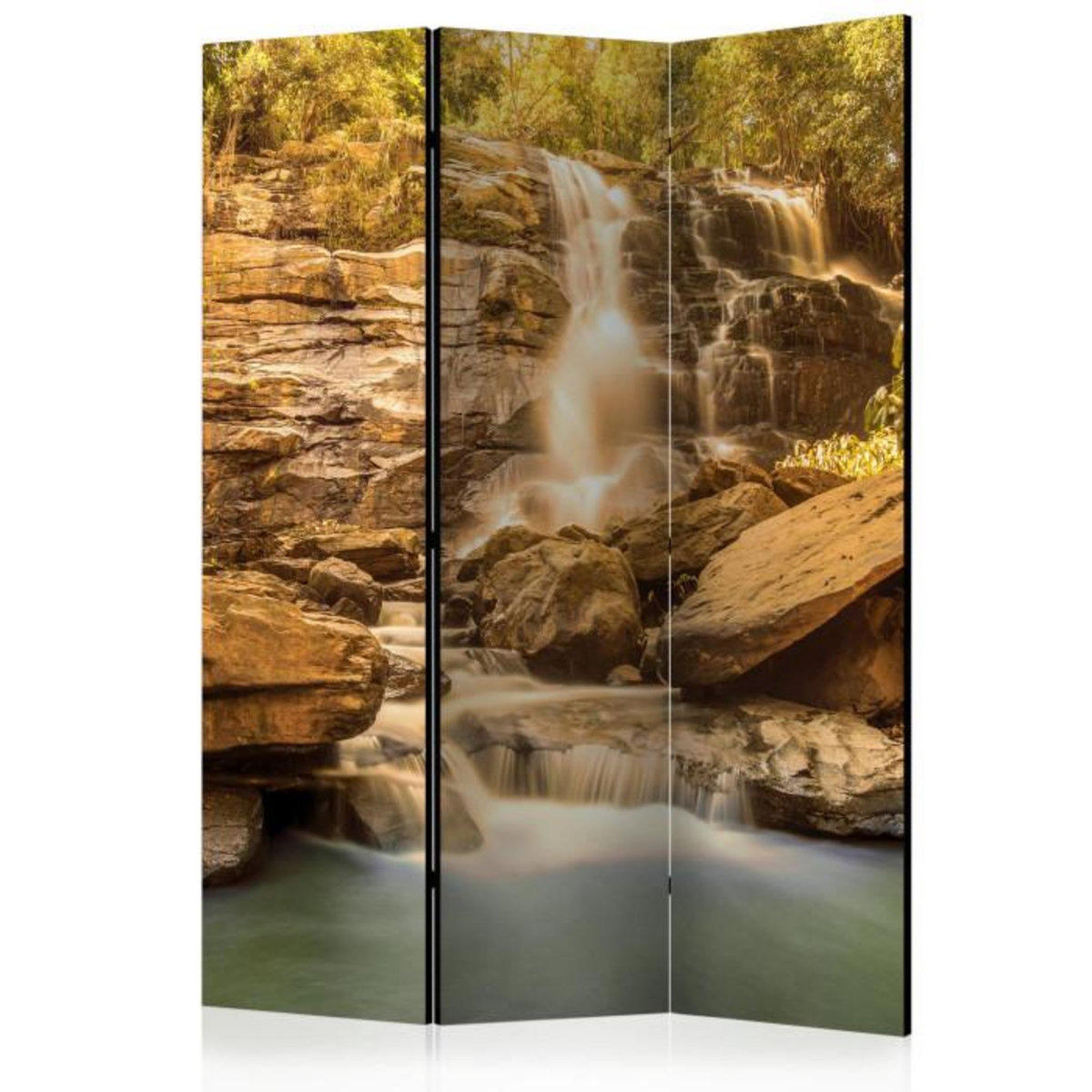 Paris Prix Paravent 3 Volets  Sunny Waterfall  135x172cm