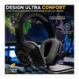 Voir la diapositive 5 : THE G-LAB Casque gamer KORP COBALT 7.1 EX