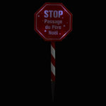 FEERIC LIGHT & CHRISTMAS Décoration Lumineuse  Stop Solaire  Rouge & Blanc